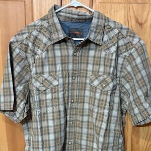 Northwest Territory Brown Plaid Button-Down Shirt